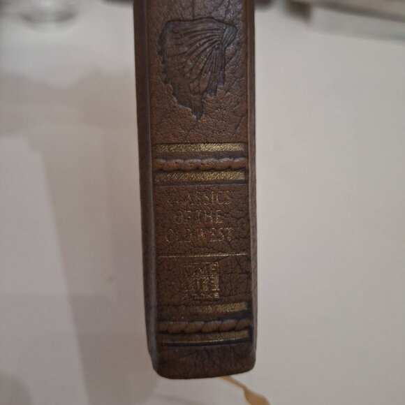 Life Among The Apaches John C Cremony Classics Old West 1980 Leather Ribbon Book - Picture 7 of 8